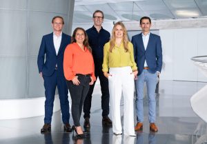 Willem Spelten, Katja Bott, Rob Halloway, Bettina Fetzer, Tobias Just (von links, Foto: Mercedes-Benz AG)